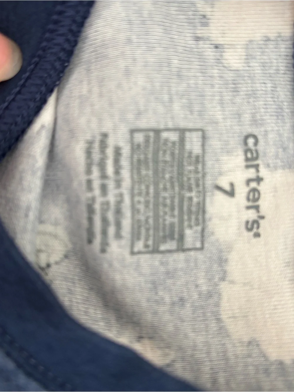 Bundle of two Carter's Yellow and Navy Toddler Pajama Sets